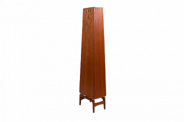 Teak pendulum clock by Arne Hovmand-Olsen, 1965