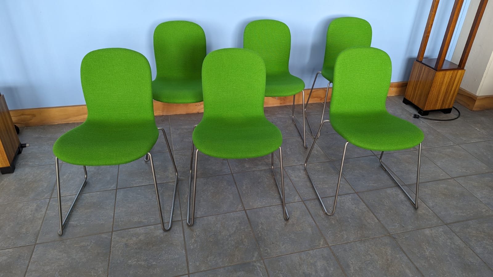6 Green Tate chairs by Jasper Morrison for Cappellini, 2000s | intOndo