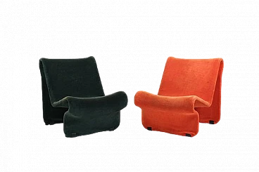 Pair of armchairs by Jan Drager and Johan Huldt, 1970s