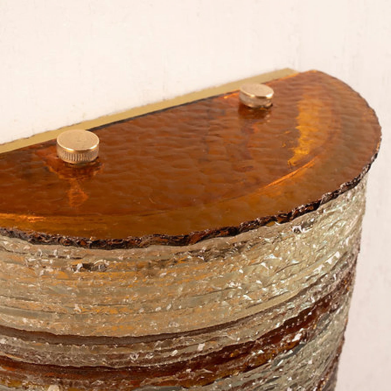 Applique in vetro di Albano Poli per Poliarte, anni '60 12