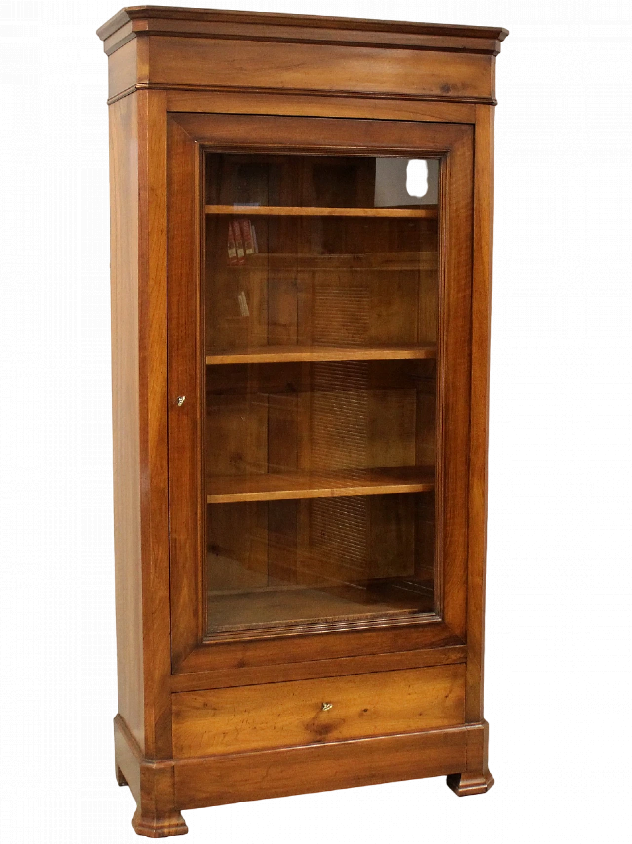 Louis Philippe walnut display cabinet, second half of the 19th century 2