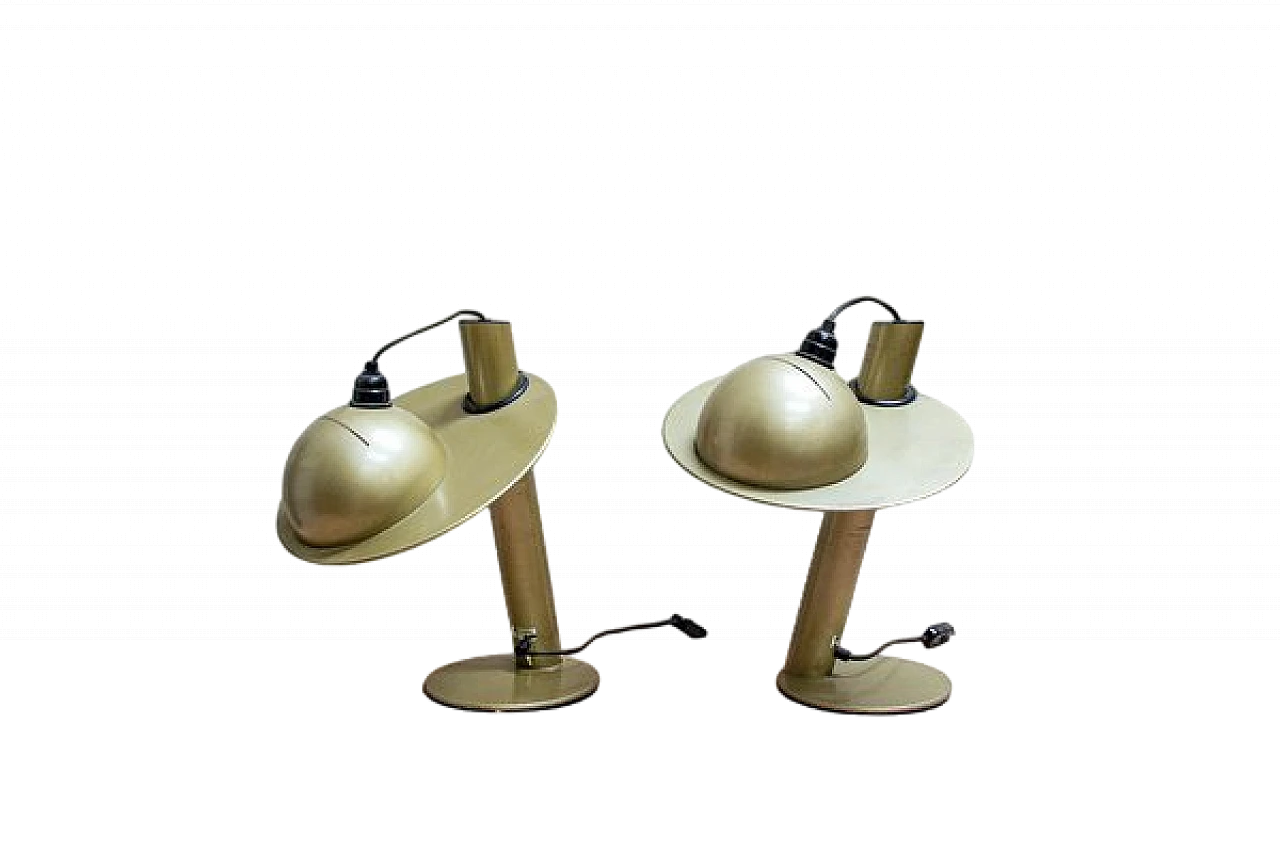 Pair of adjustable table lamps by Stilnovo, 1960s 6