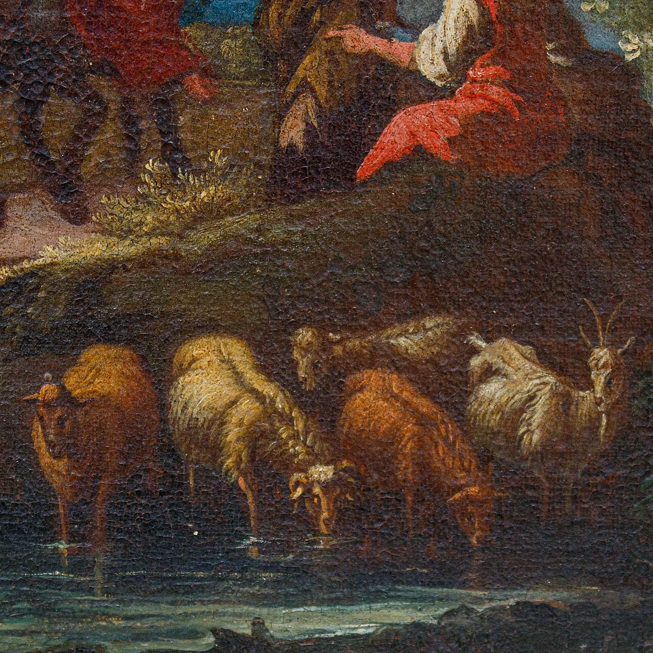 Giuseppe Roncelli, Rest during the flight into Egypt, 17th century 6