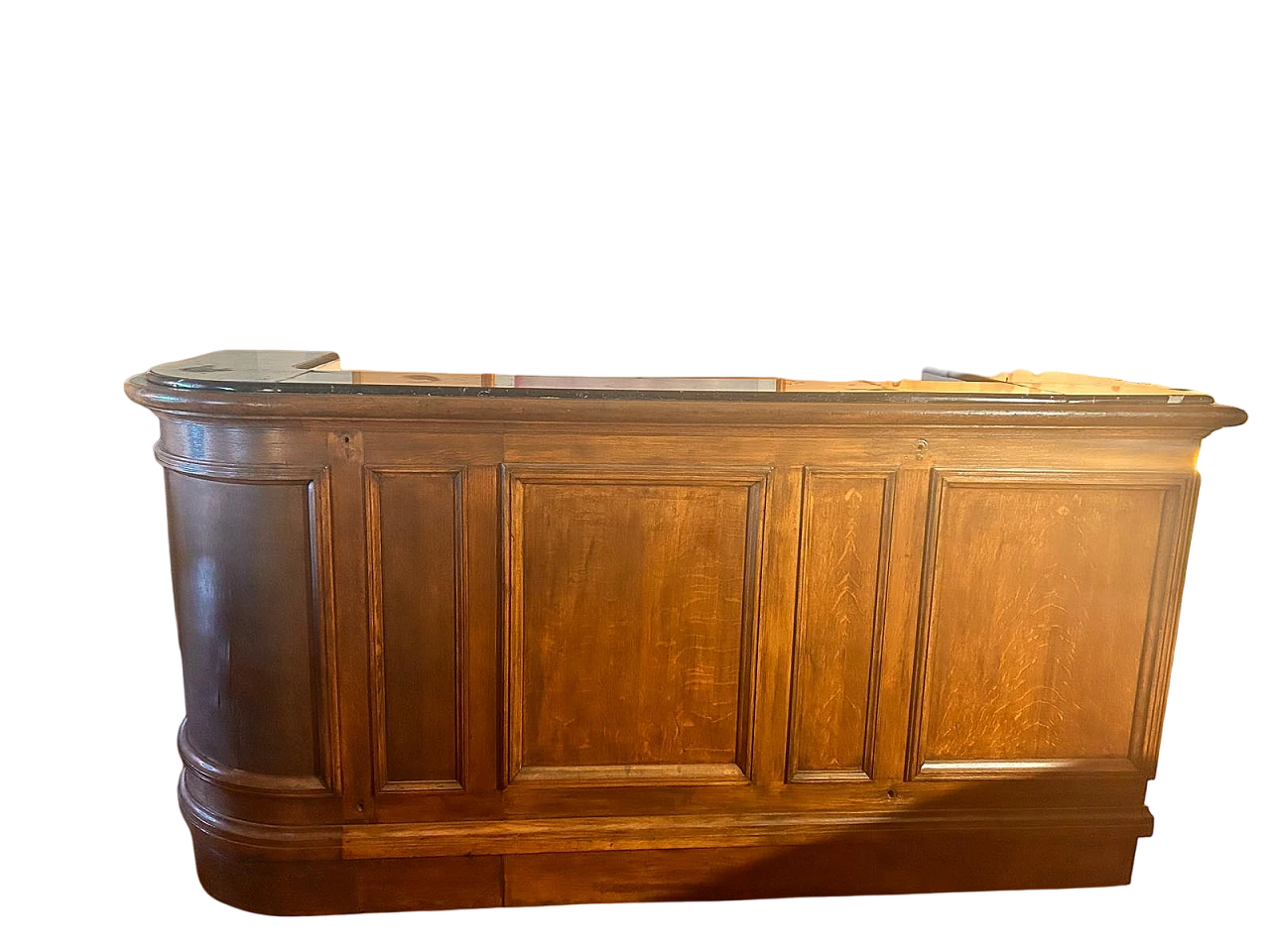 Wooden bar counter by Silvano Agosti 4
