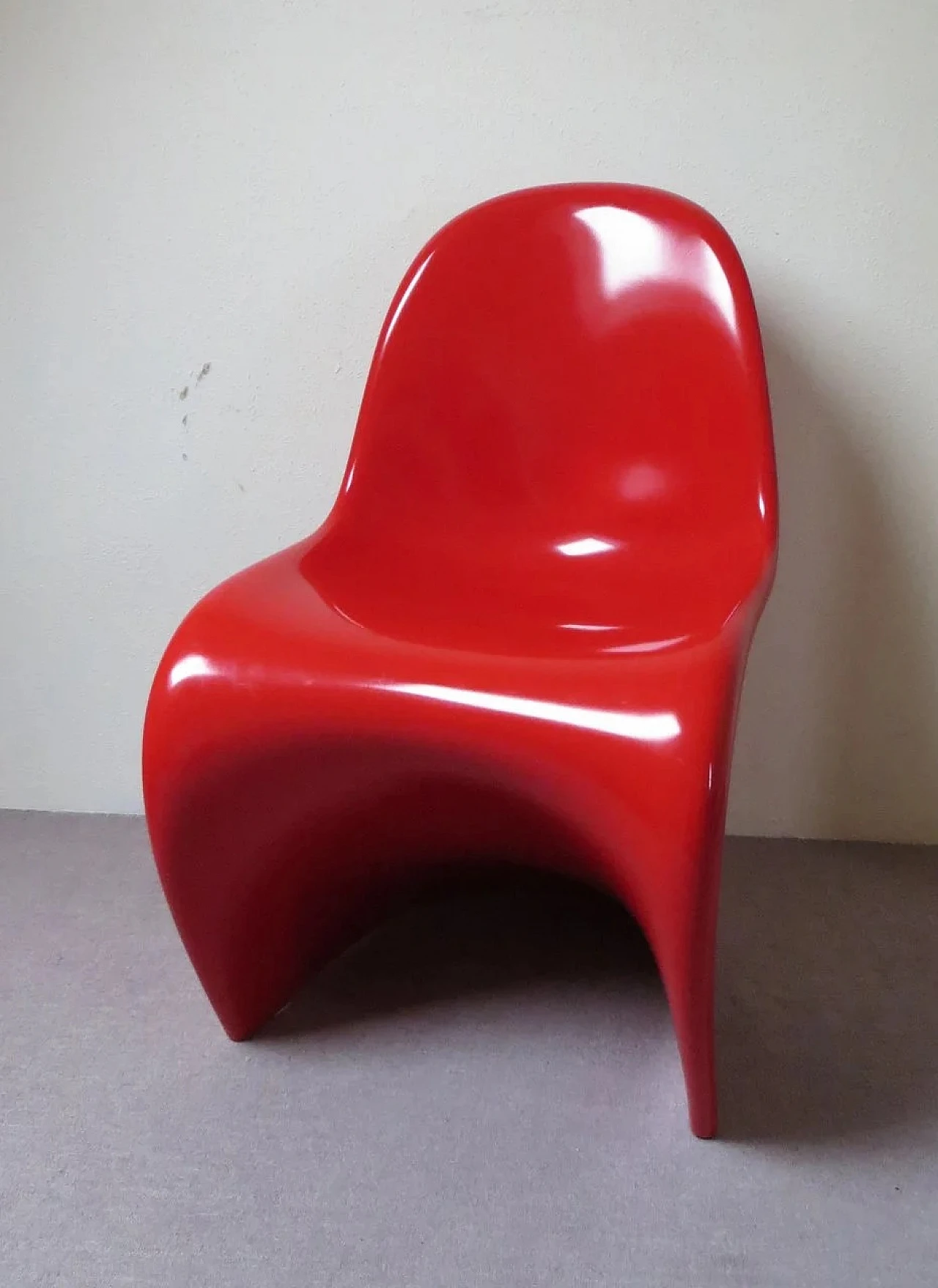 Coppia di Sedie S in vetroresina di Verner Panton per Vitra, anni '80 6