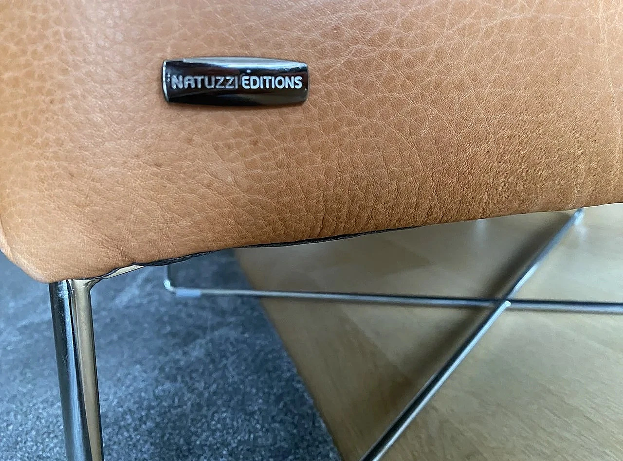 Pair of B903 Regina armchairs in leather by Natuzzi, 2000s 7