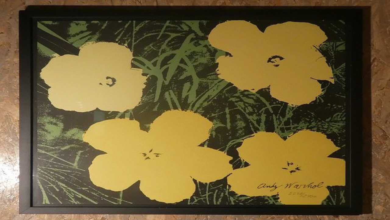Andy Warhol, Flowers 2238/2400, lithograph, 1964 2