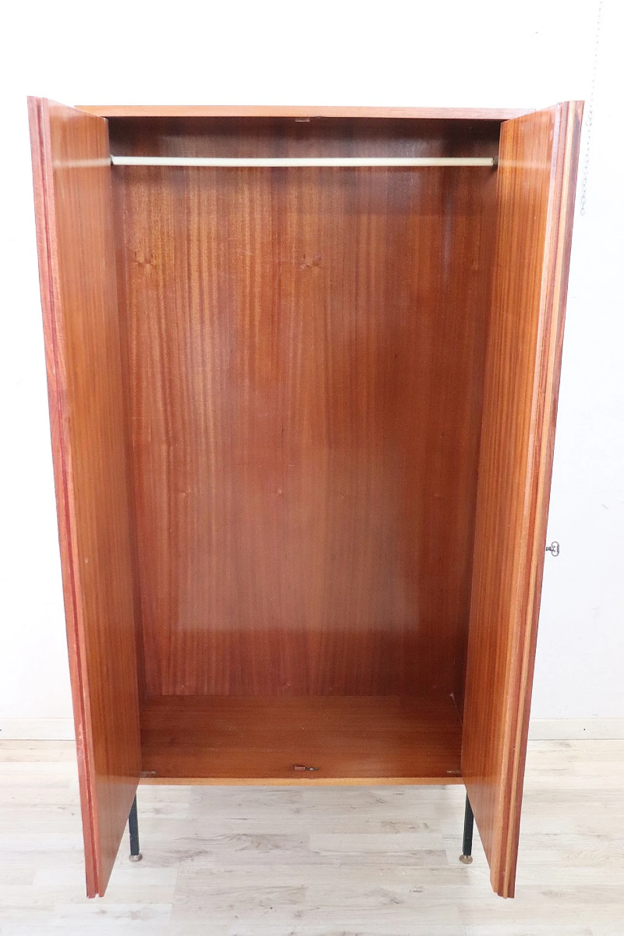 Two-doors wardrobe with printed decoration, 1970s 7