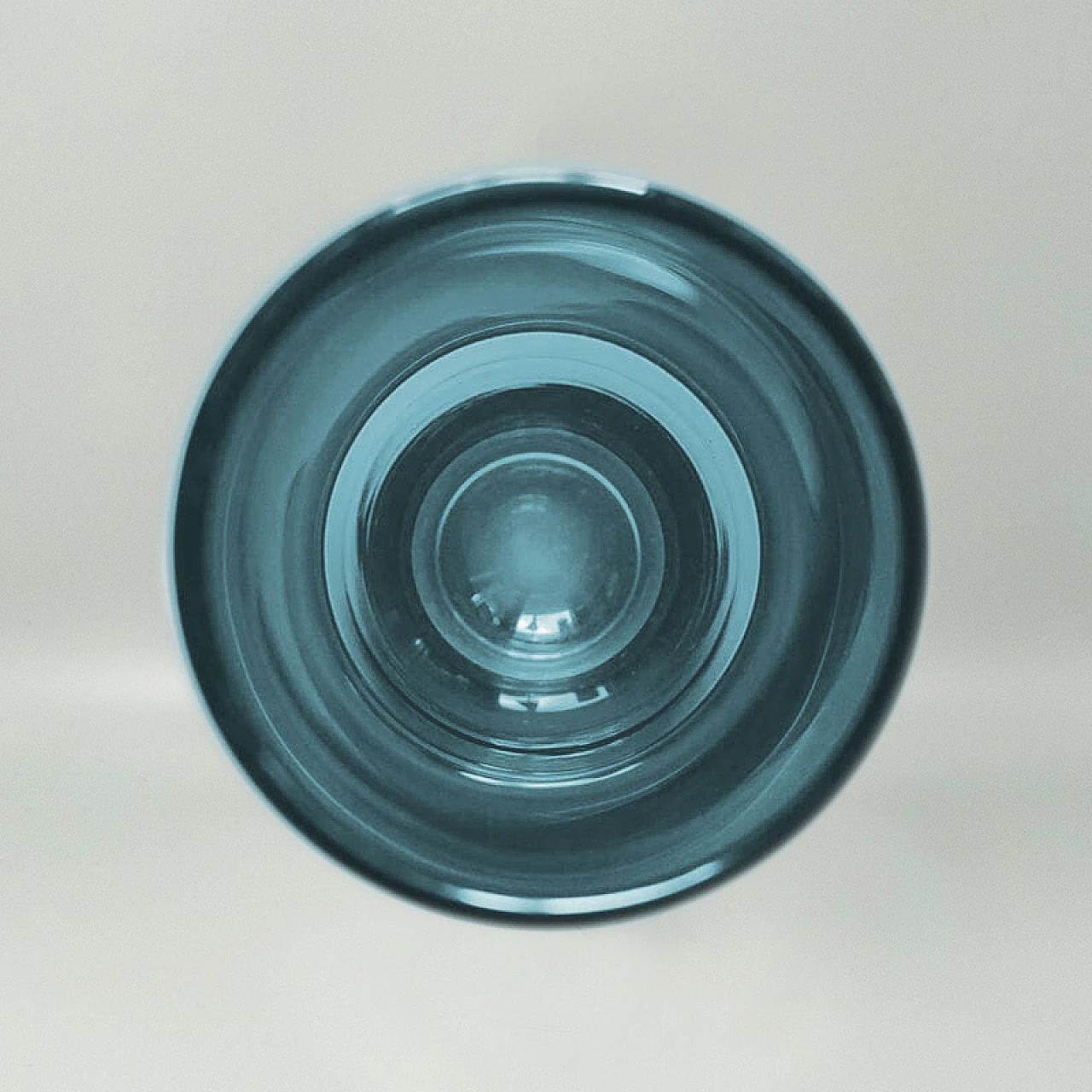 Blue glass vase 1376 by Tamara Aladin for Riihimaki, 1970s 5