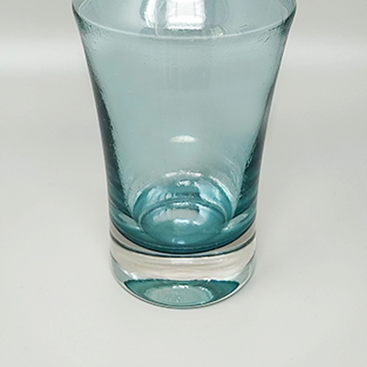 Vaso in vetro blu 1376 di Tamara Aladin per Riihimaki, anni '70 8
