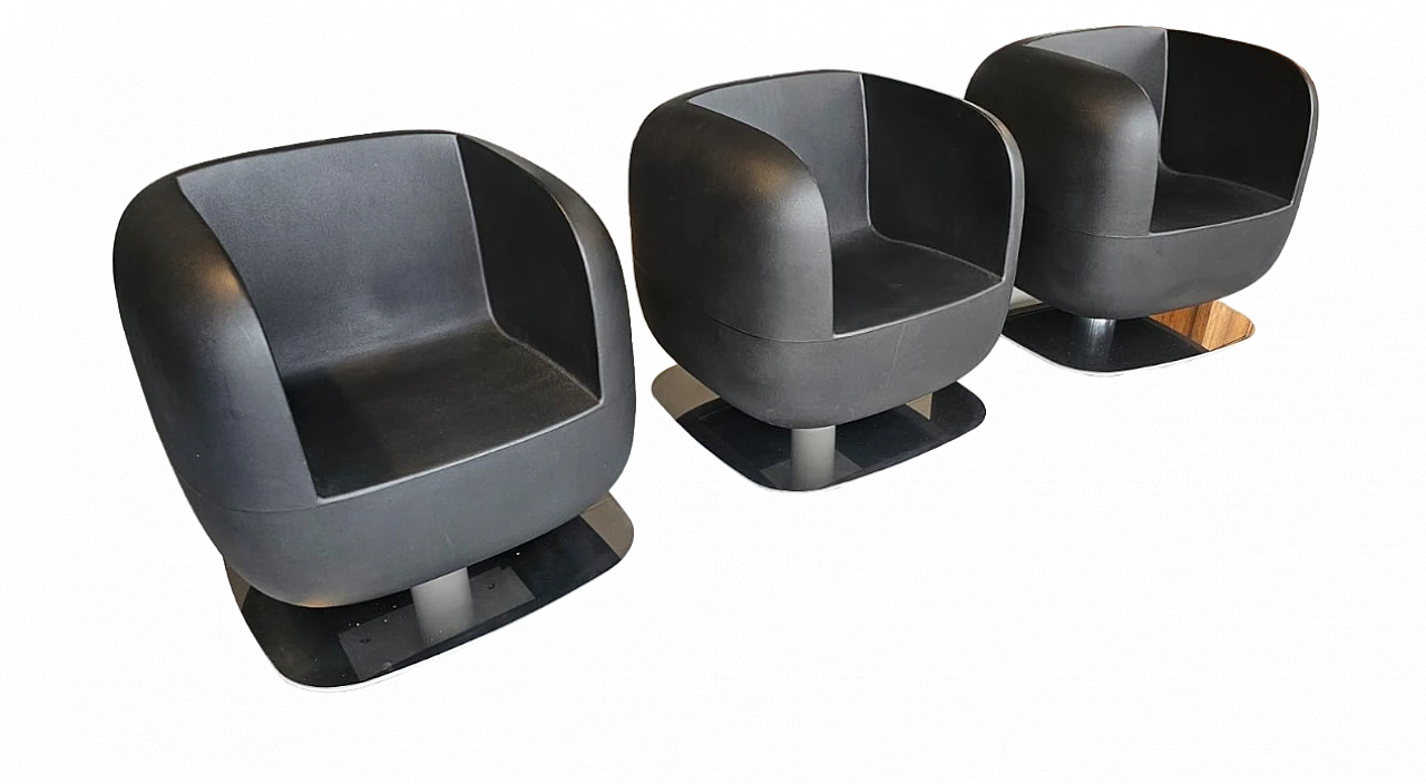 3 Big Jim armchairs by Stefano Getzel for Luxy 16