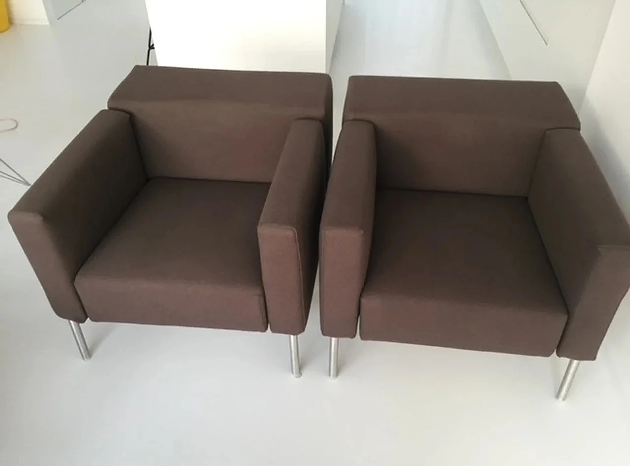 Coppia di Poltrone Springfield in lana di P. Urquiola per Moroso, 2015 9