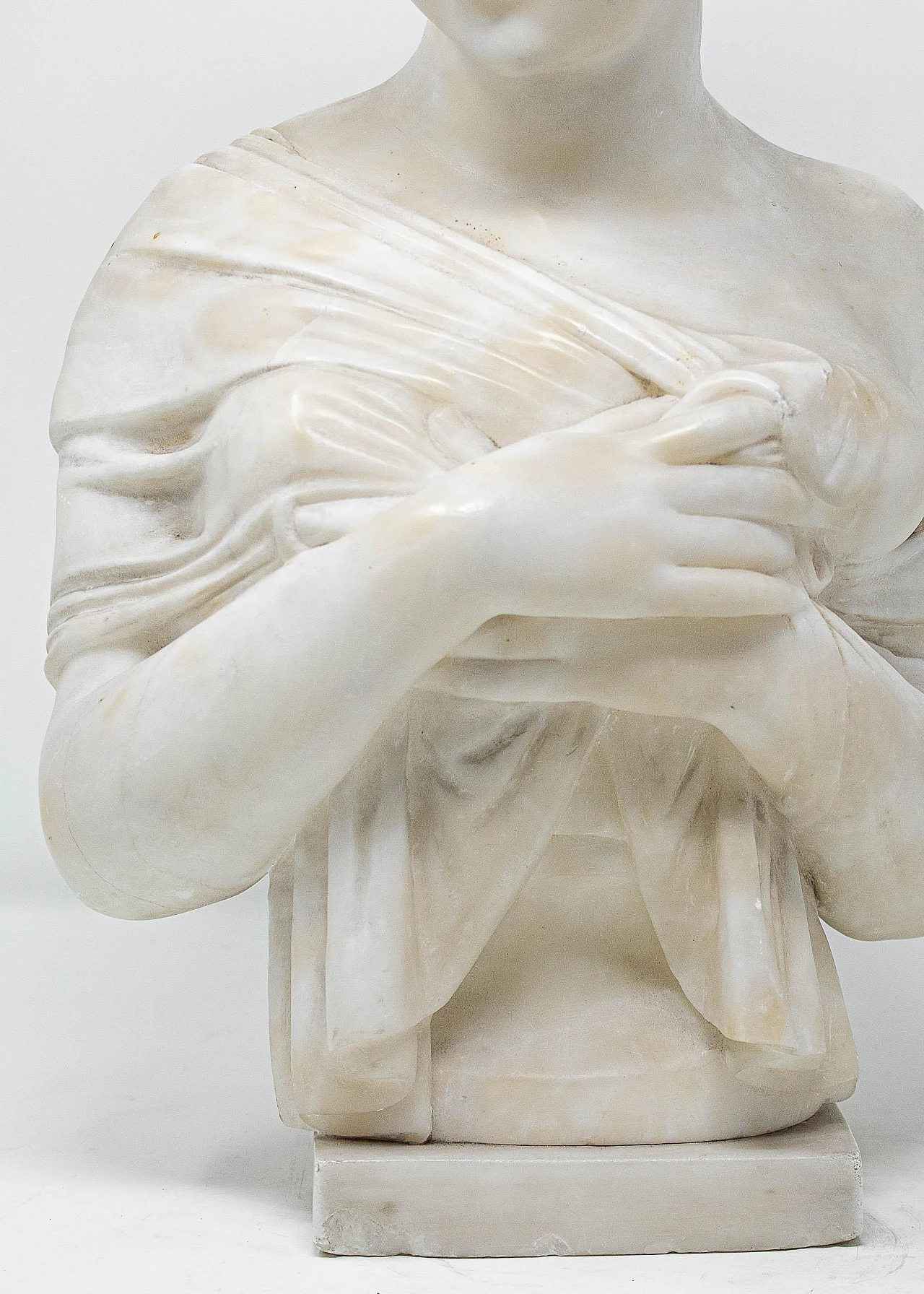 Busto in alabastro di Juliette Récamier, '800 2