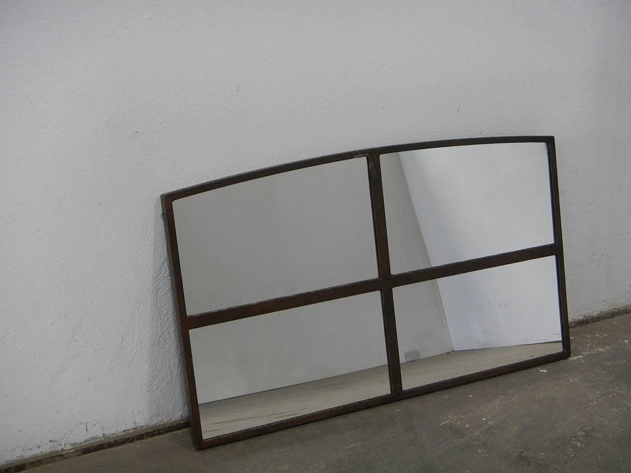Iron window mirror, 1950s 1