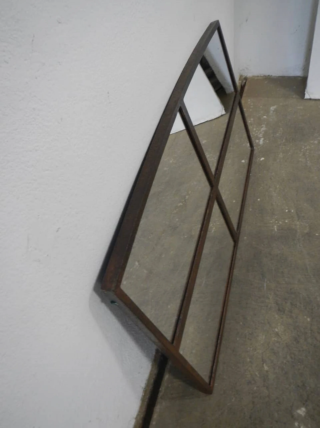 Specchio finestra in ferro, anni '50 4