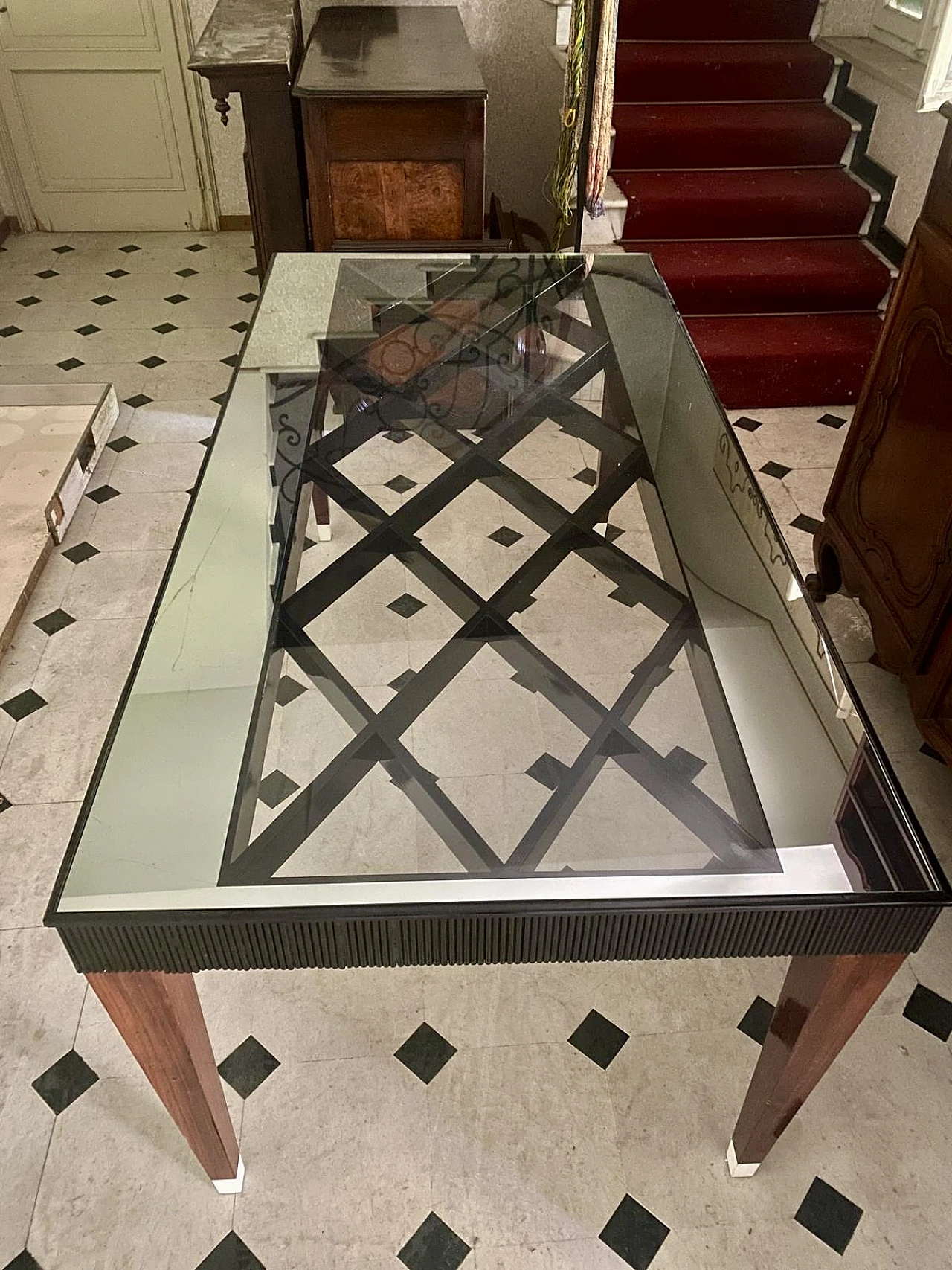 Extensible dining table attributed to Paolo Buffa, 1950s 1153168