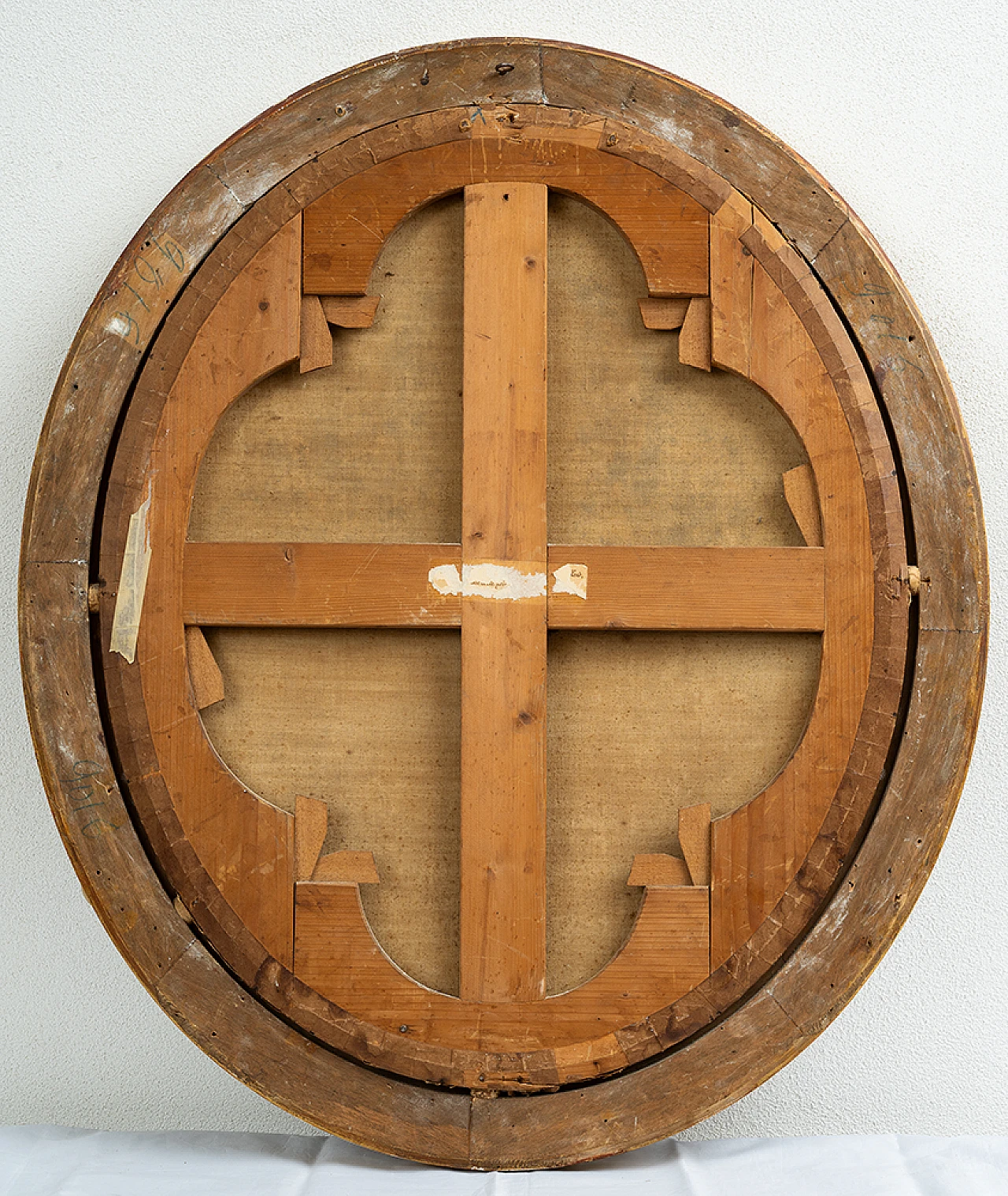 Ritratto di nobildonna, dipinto a olio su tela francese, '800 3