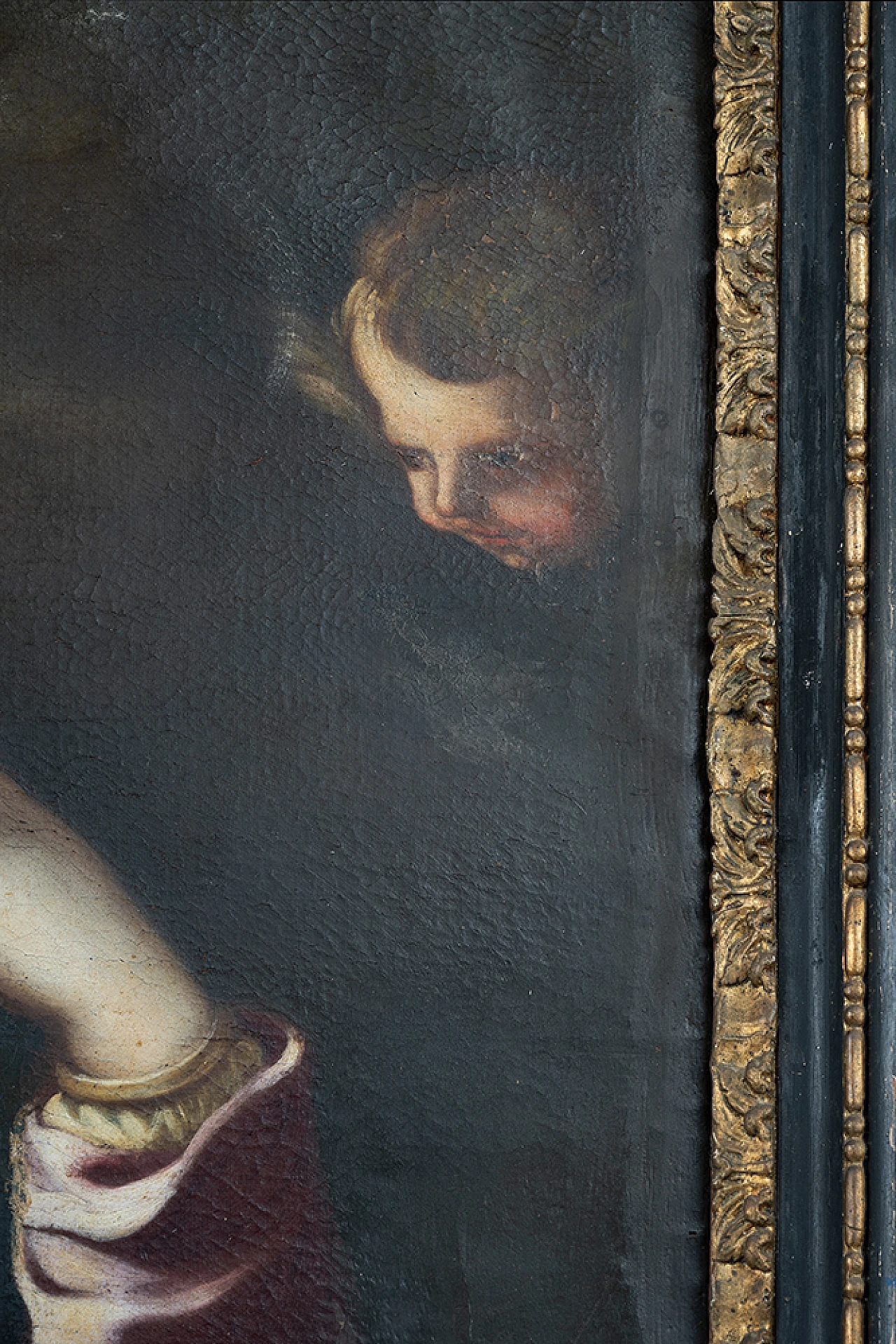 F. Solimena, Madonna e Bambino, dipinto a olio su tela, '700 4