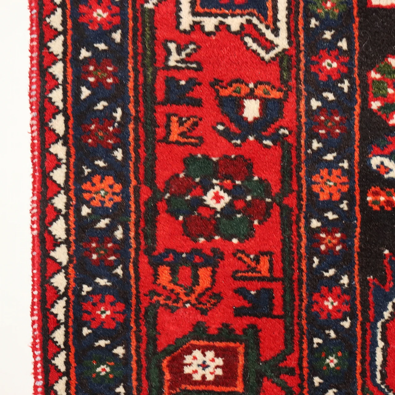 Rudbar red rug in cotton and wool 6