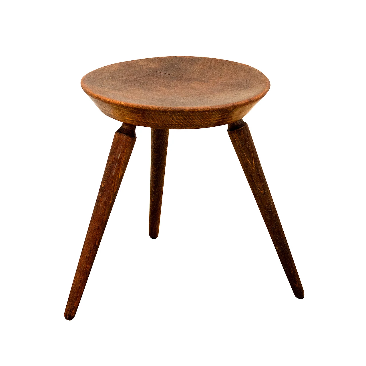 Beech stool by Úluv, 1960s 1
