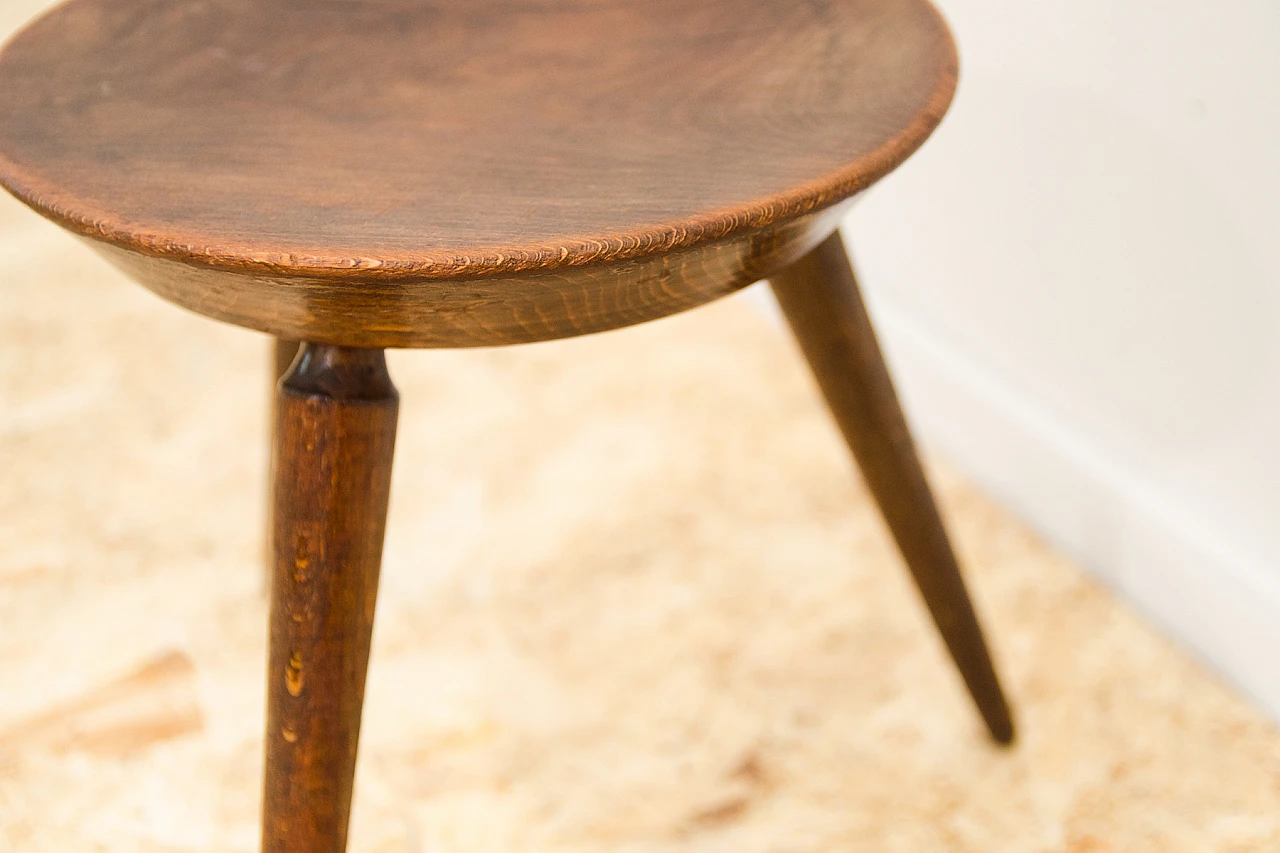 Beech stool by Úluv, 1960s 6