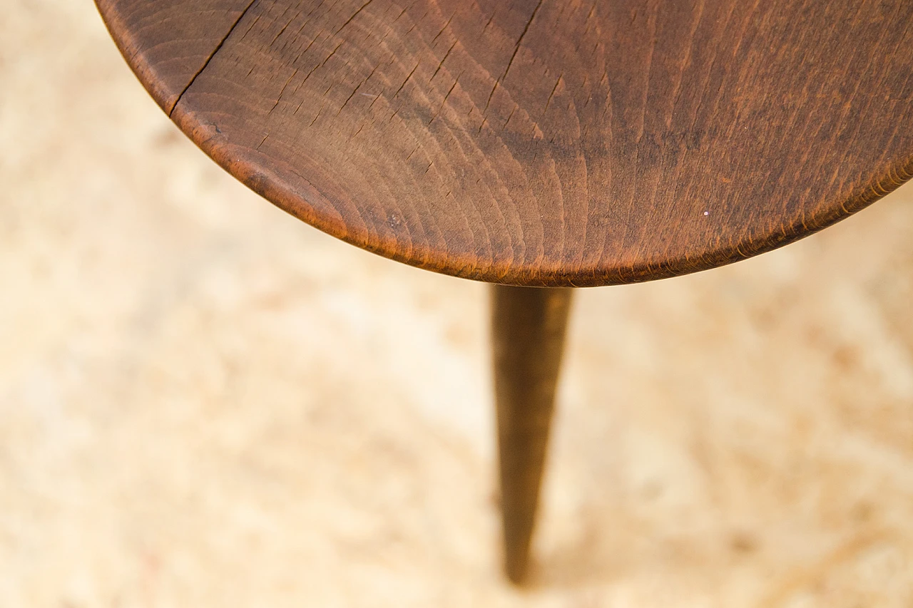 Beech stool by Úluv, 1960s 7