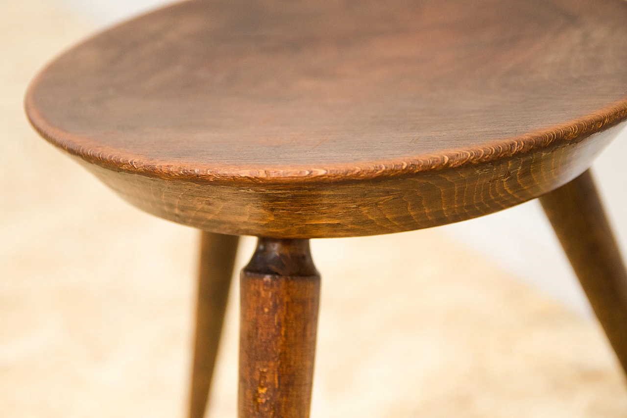 Beech stool by Úluv, 1960s 8