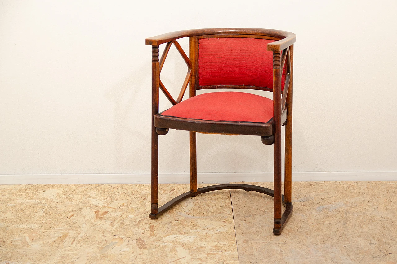 Armchair by Josef Hoffmann for the Cabaret Fledermaus, 1905 2