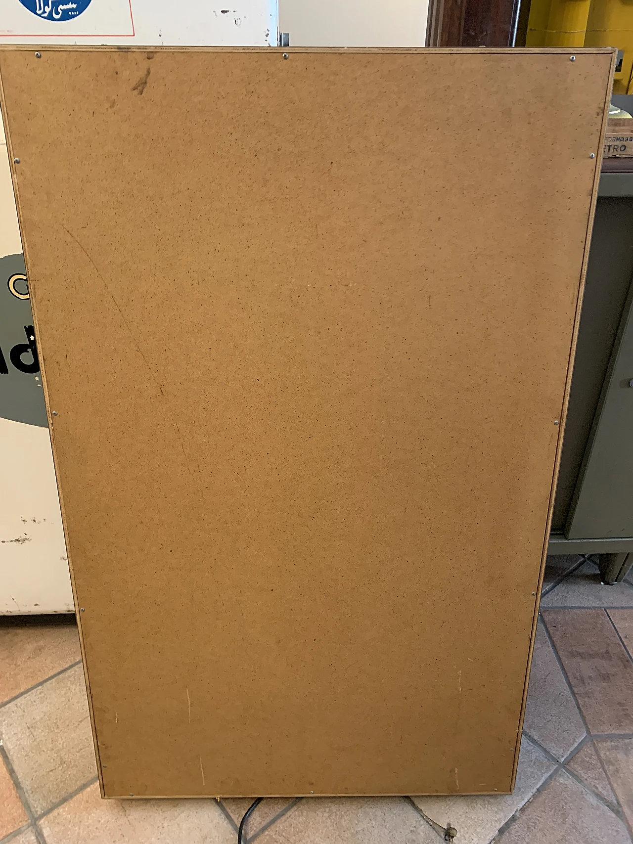 Pannello autoscuola moto in plastica, anni '80 3