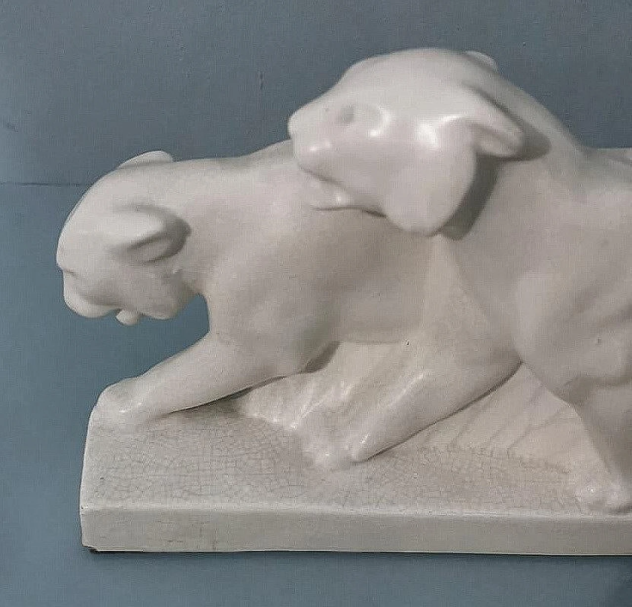 Saint Clement style craquelé ceramic sculpture, 1930s 10