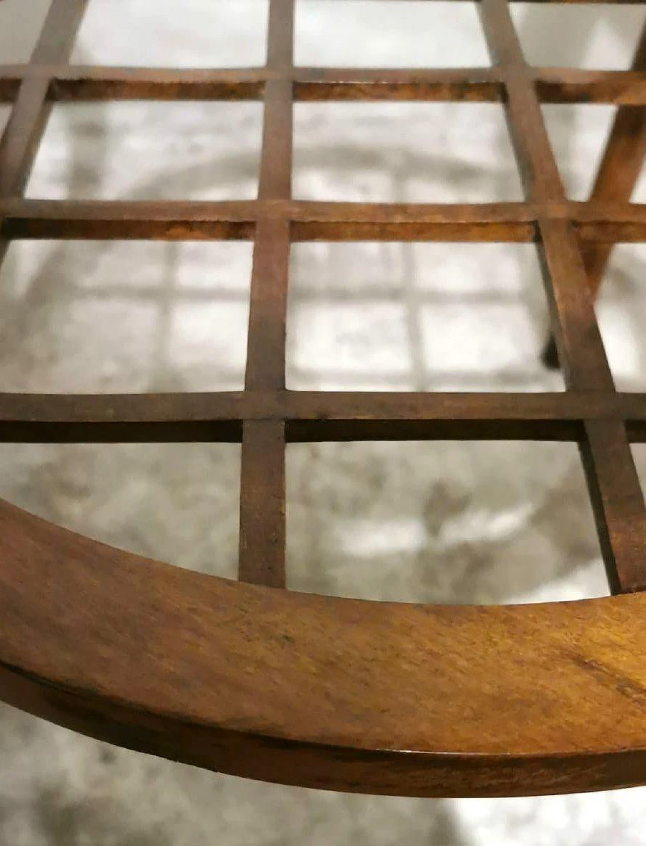 Walnut and glass coffee table in the style of Paolo Buffa, 1950s 17