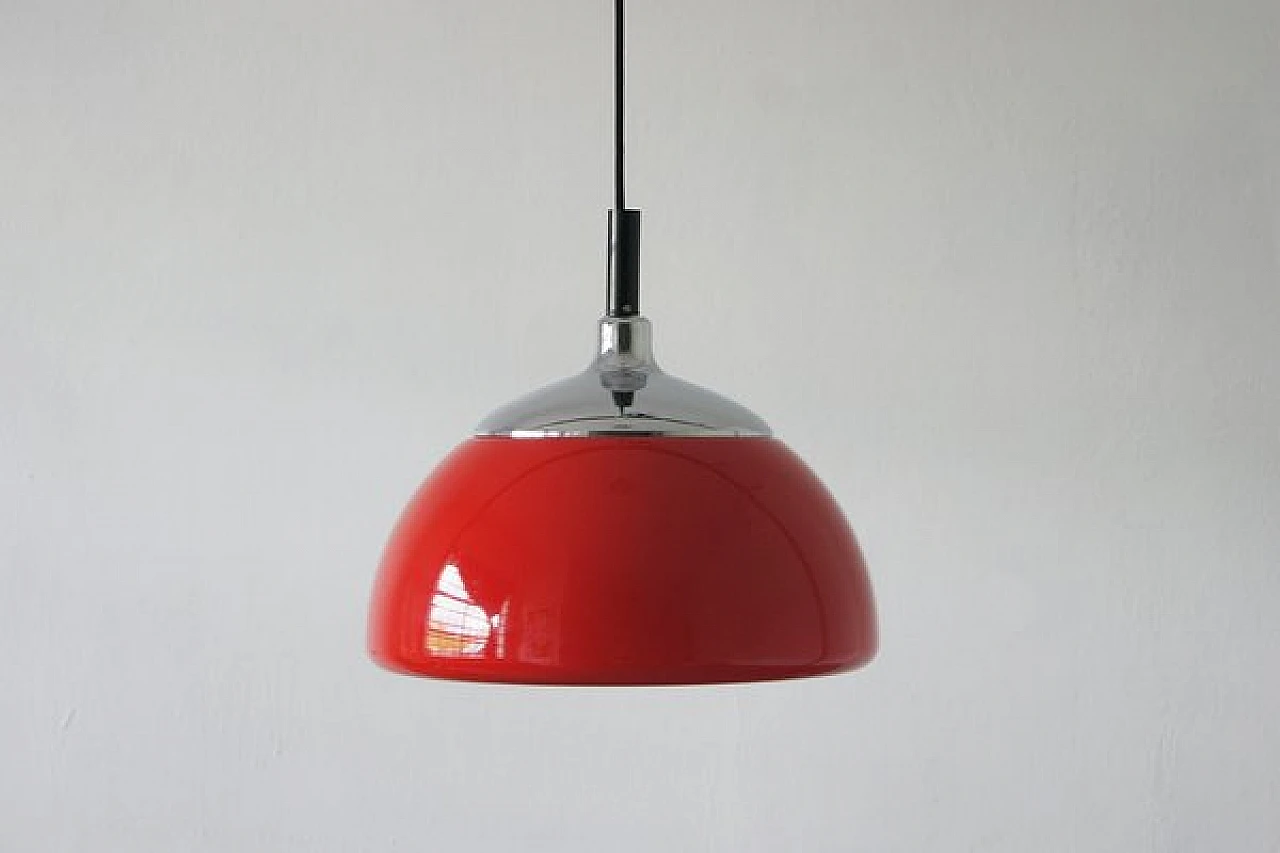 Lampada da soffitto Space Age a fungo di Cosack, anni '60 1