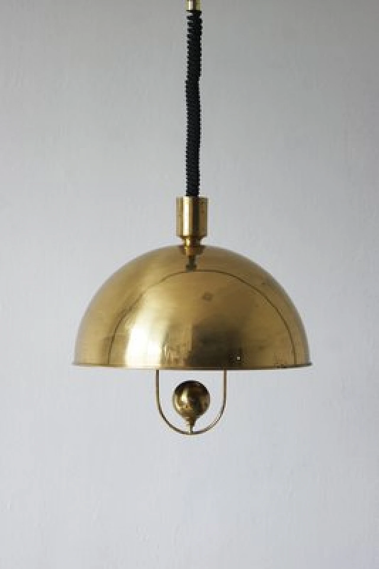 Brass chandelier by Florian Schulz, 1970s 2