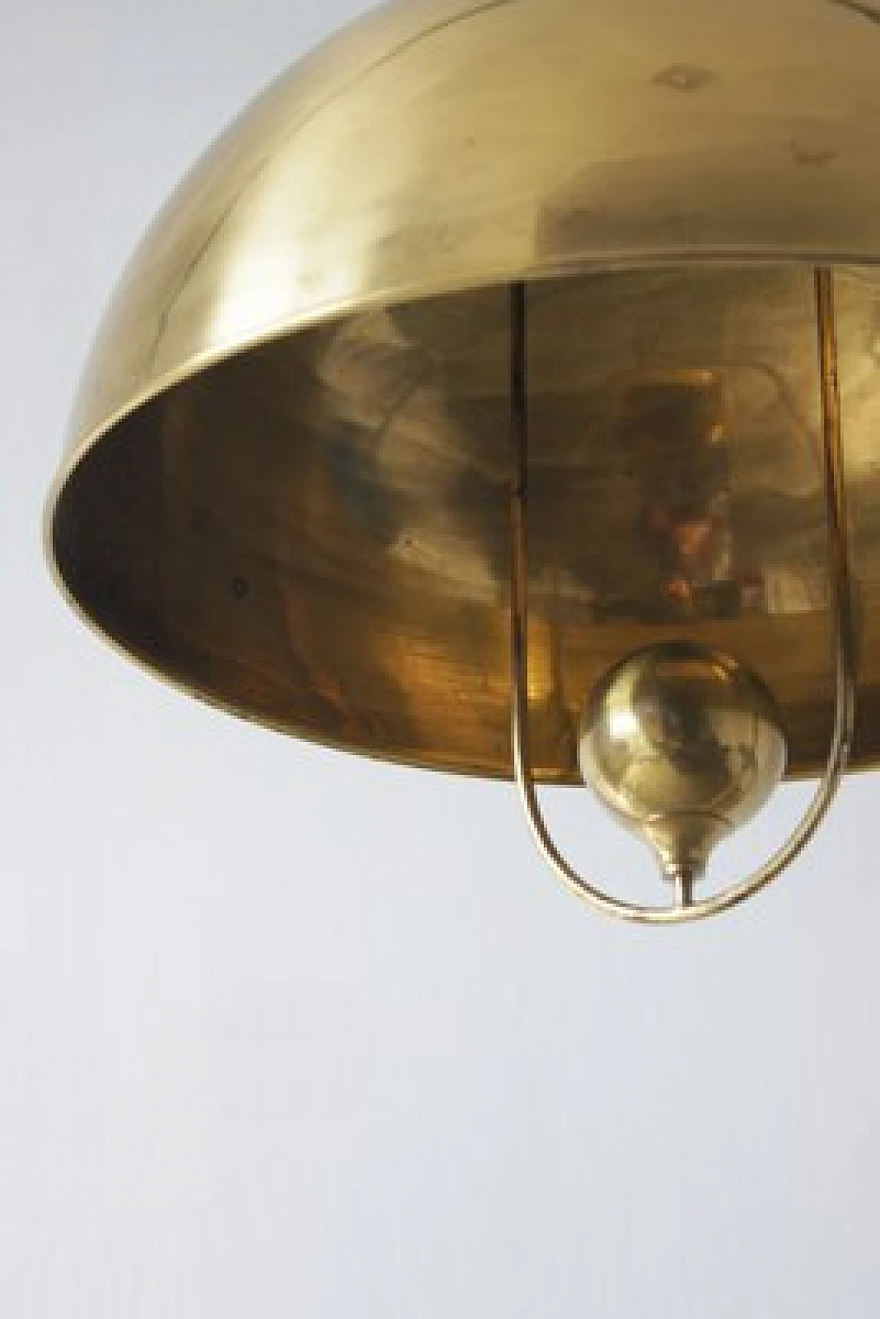 Brass chandelier by Florian Schulz, 1970s 5