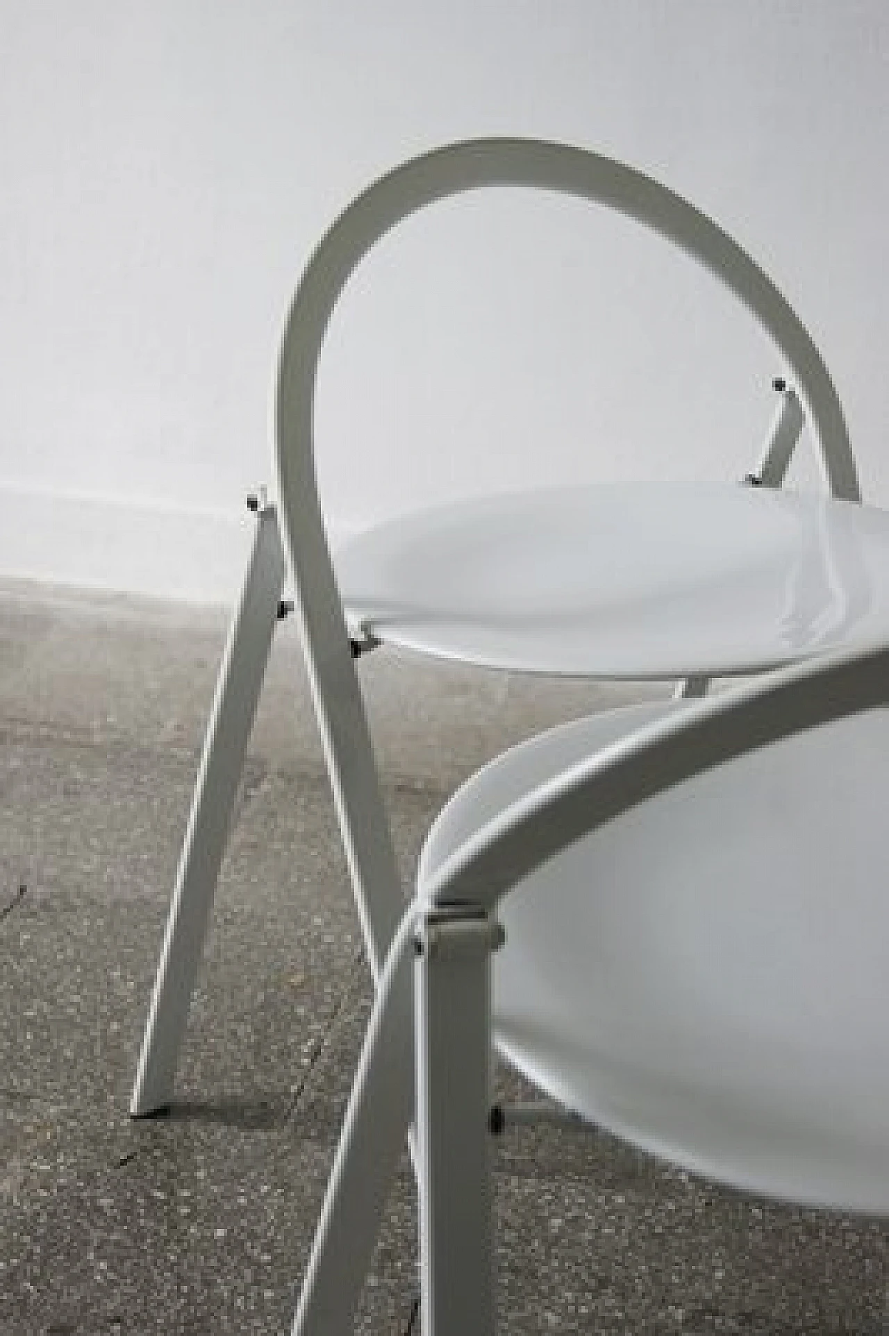 Coppia di sedie pieghevoli di Giorgio Cattelan per Cidue, anni '70 7