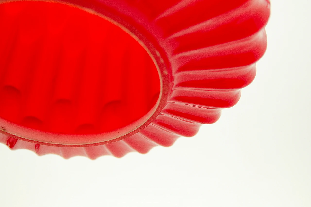 Hanging lamp by Karel Wolf for Osvětlovací Sklo, 1970s 13