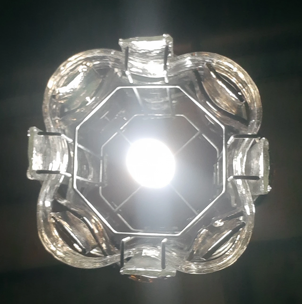 Ceiling lamp in Murano glass by C. Nason for AV Mazzega, 1960s 22