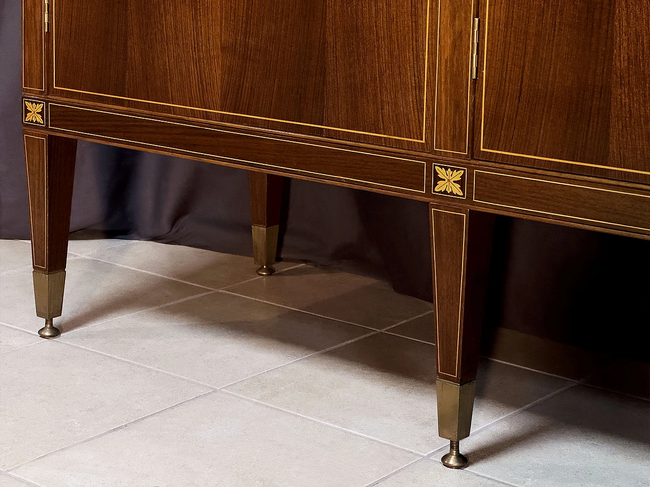 Credenza con vano bar di P. Maggi per Marelli & Coli, anni '50 12