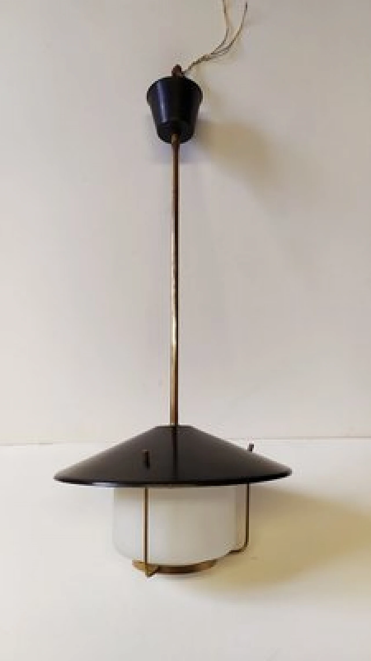 Pendant lamp attributed to Stilnovo, 1950s 3