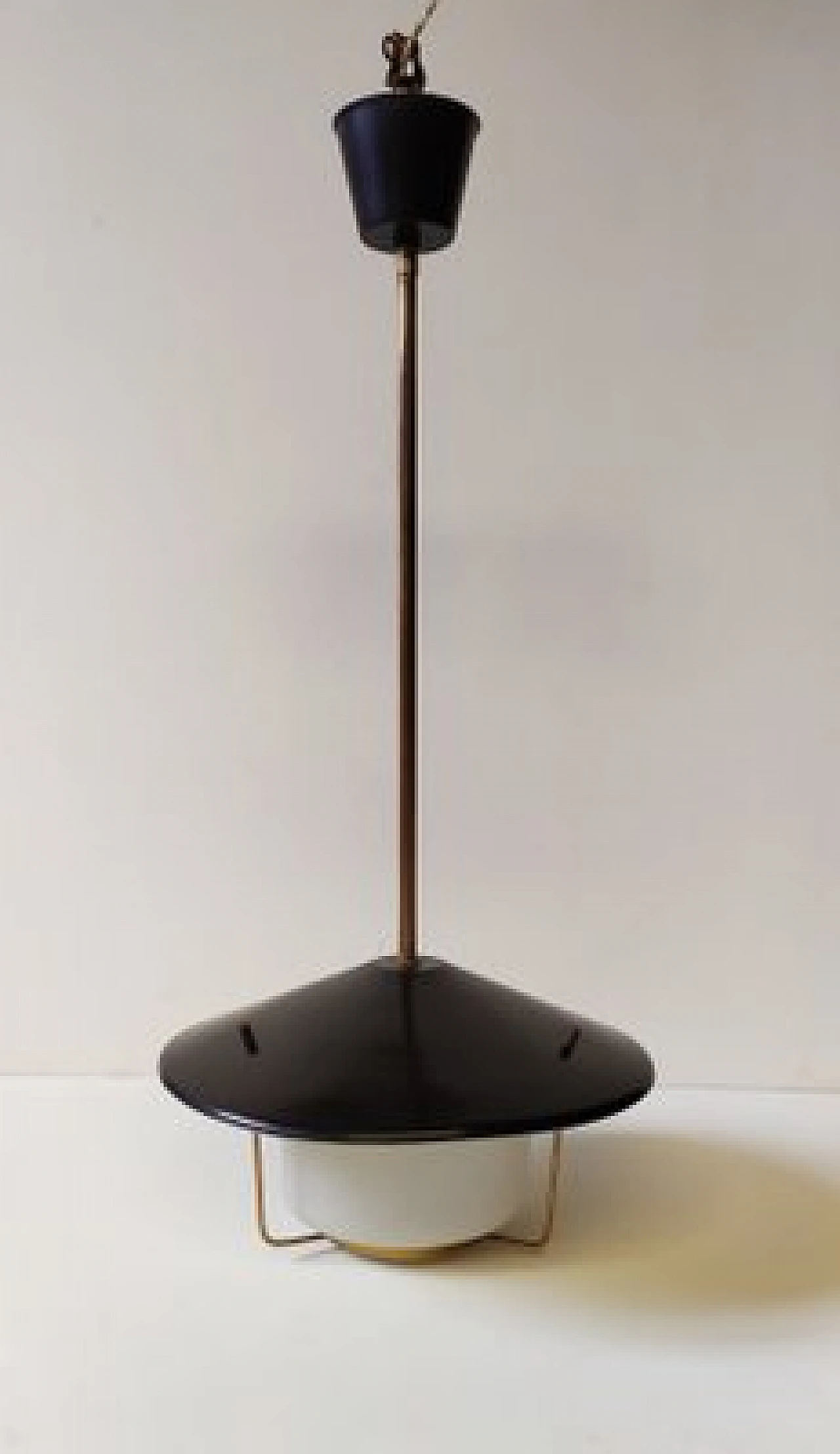 Pendant lamp attributed to Stilnovo, 1950s 4