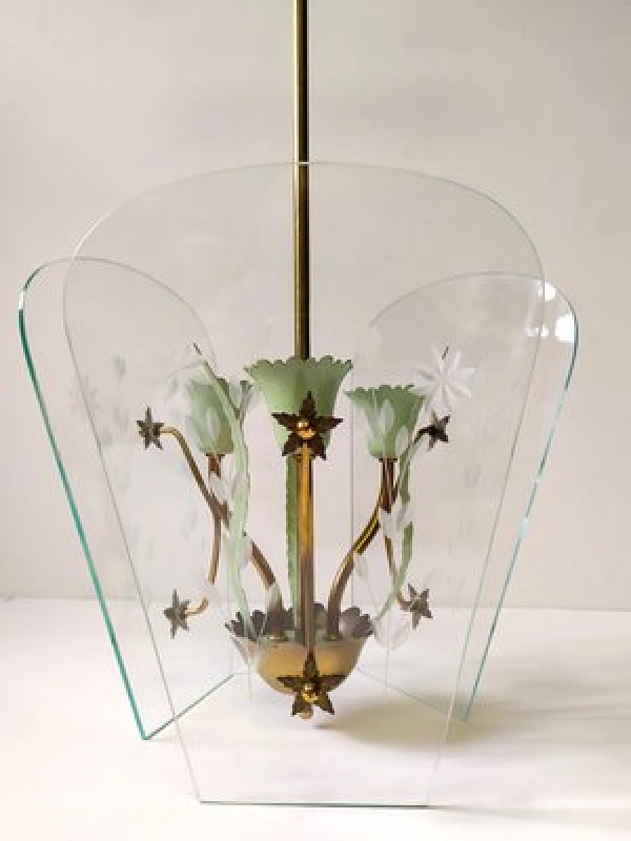 Chandelier attributed to Fontana Arte, 1940s 1