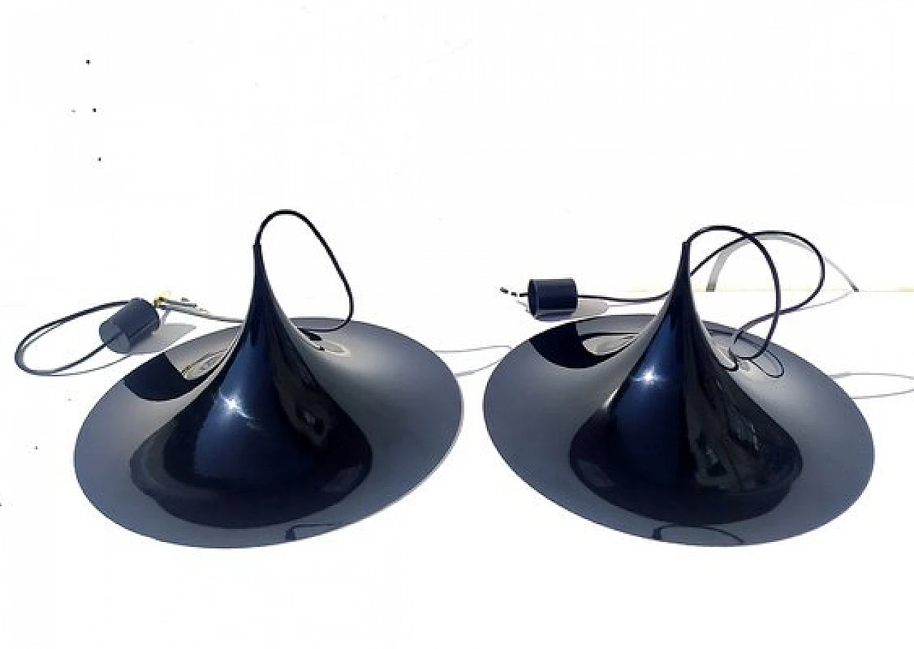 Pair of chandeliers by Bonderup and Thorup for Fog & Mørup, 1967 4