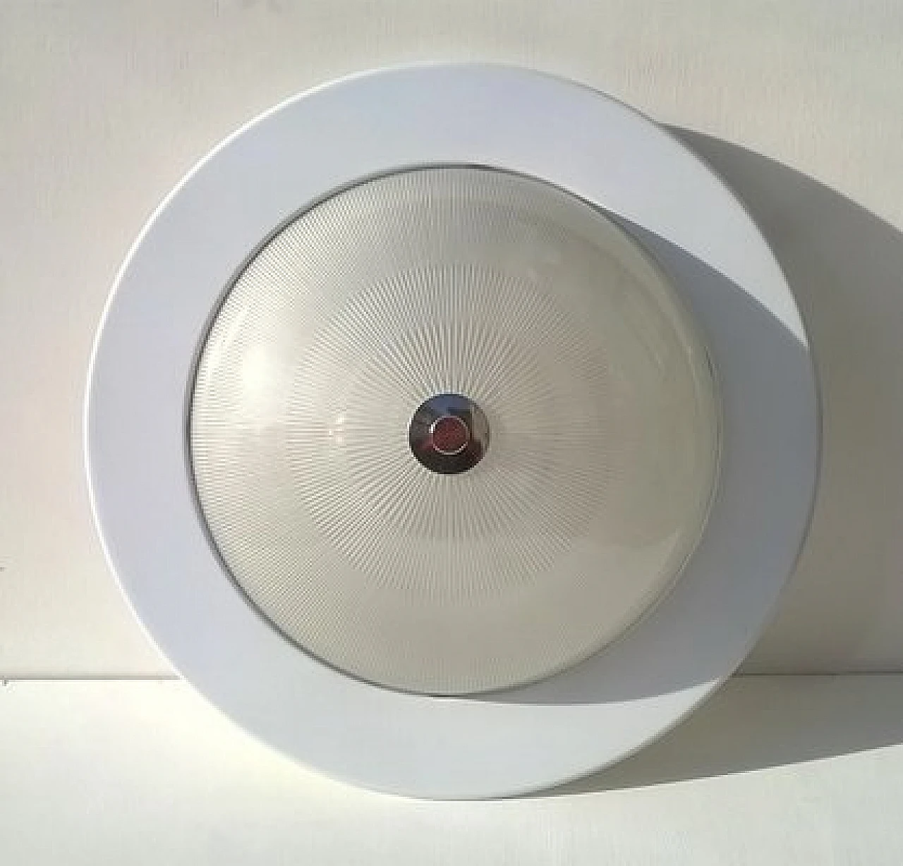Round wall lamp by Lamperti Robbiate, 1970s 1