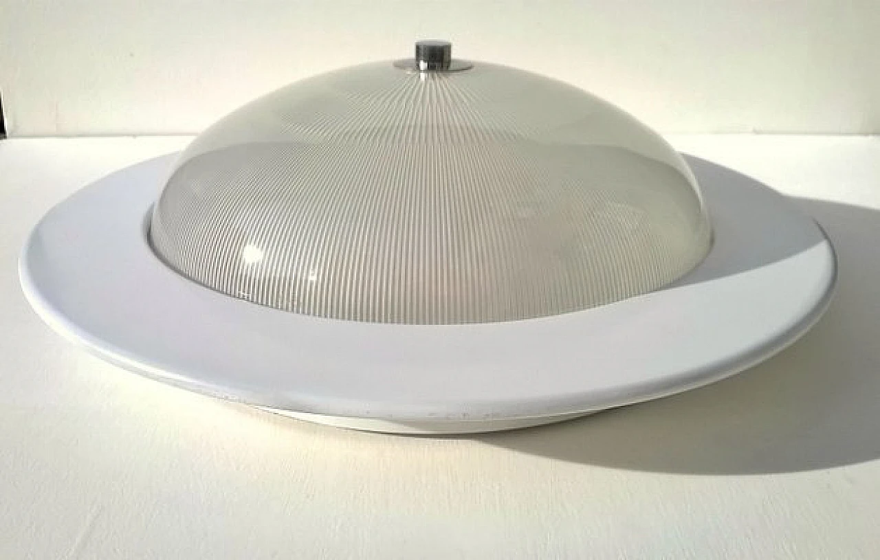 Round wall lamp by Lamperti Robbiate, 1970s 3