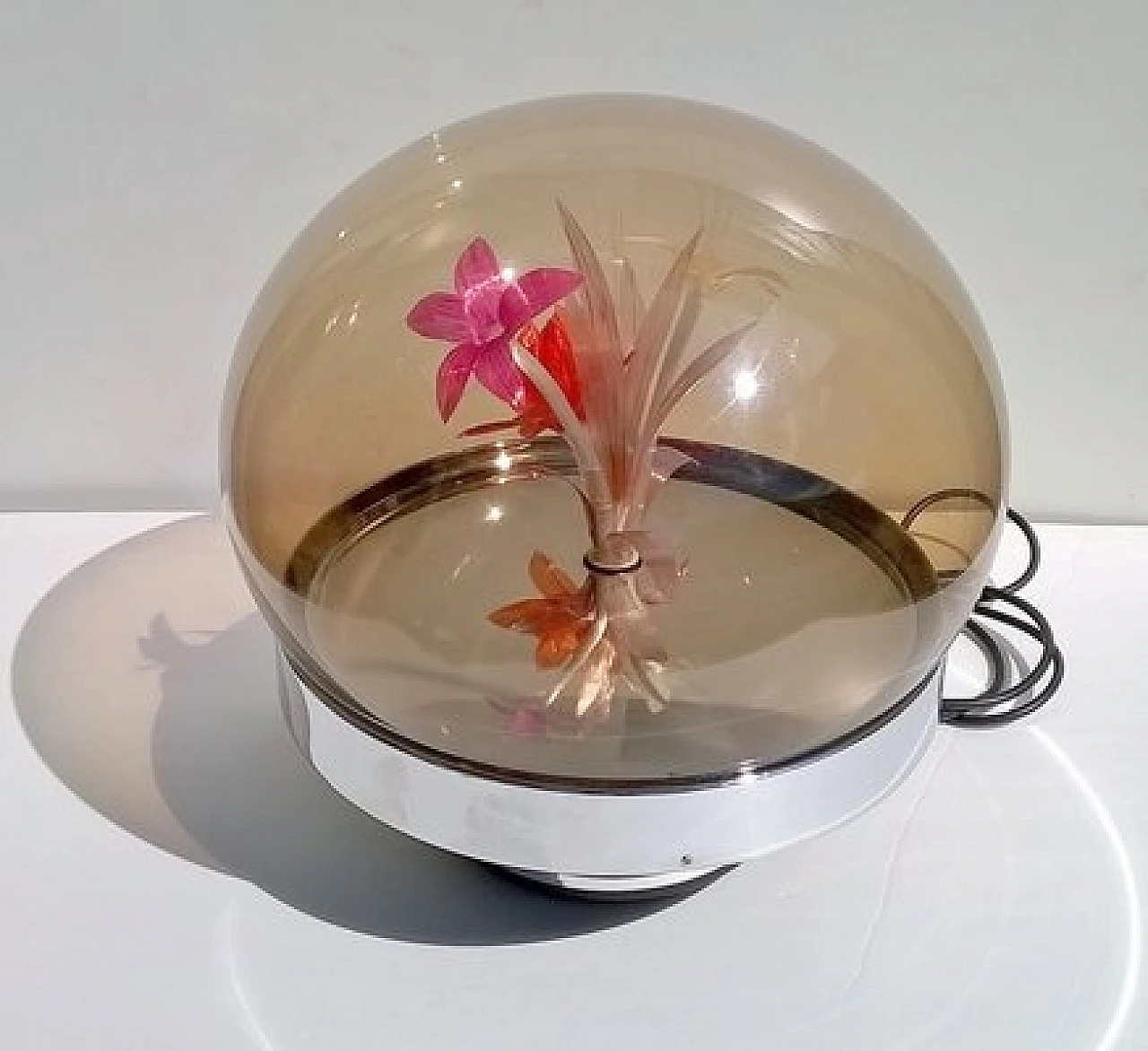 Acrylic glass table lamp, 1960s 2