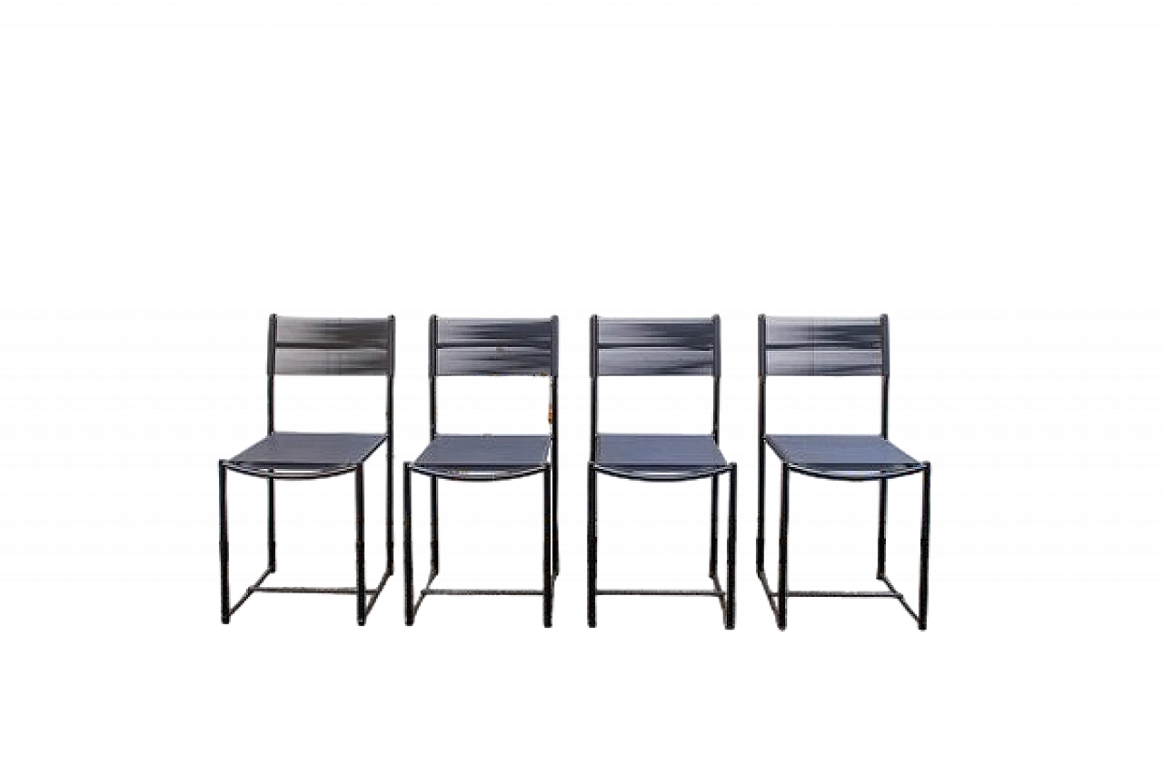 4 Sedie Spaghetti di G. Belotti per Alias, 1979 7