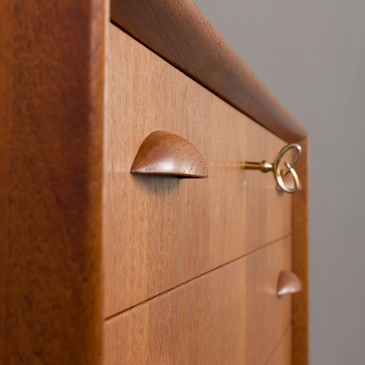 Teak chest of drawers by Johannes Sorth for Nexo, 1960s 9