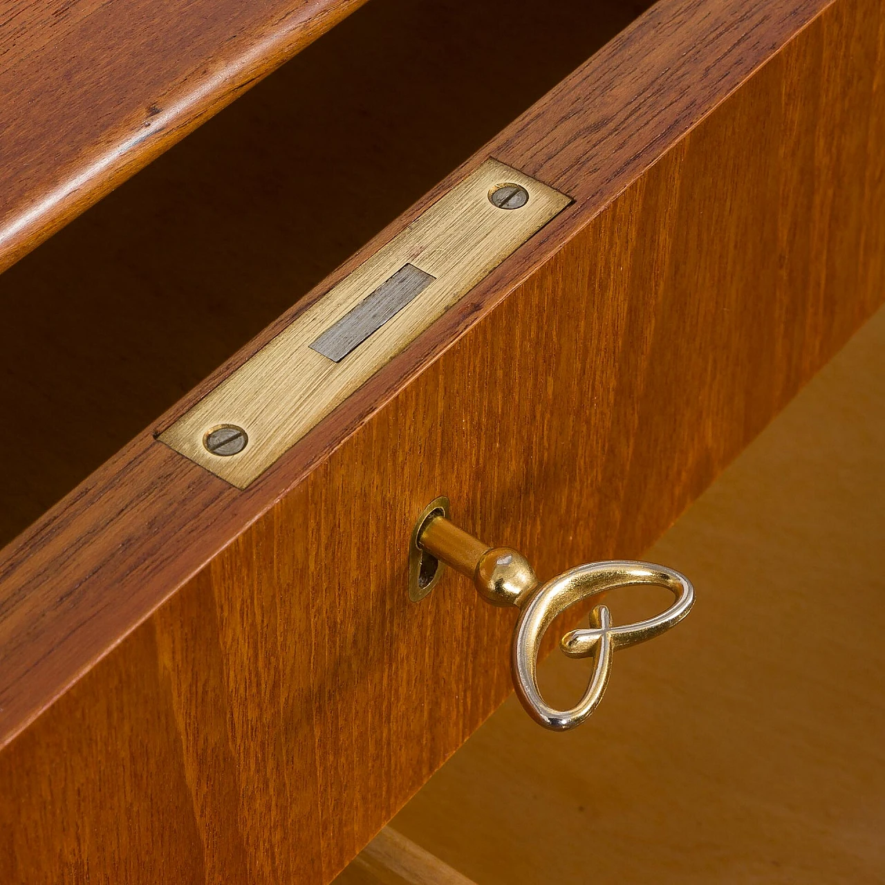 Teak chest of drawers by Johannes Sorth for Nexo, 1960s 11