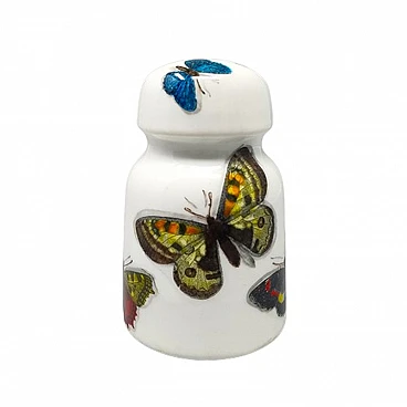 Paperweight in porcelain with butterflies by Piero Fornasetti, 1950s