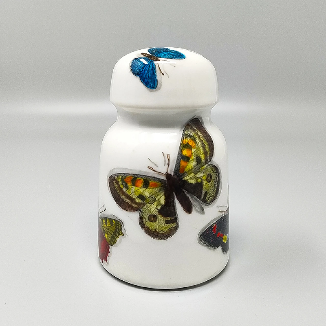 Fermacarte in porcellana con farfalle di Piero Fornasetti, anni '50 2